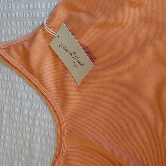NWT Universal Threads Ribbed Coral Poppy Tank Top Size 2X - Picture 3 of 5